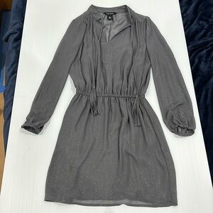 Long sleeve cute shimmer dress